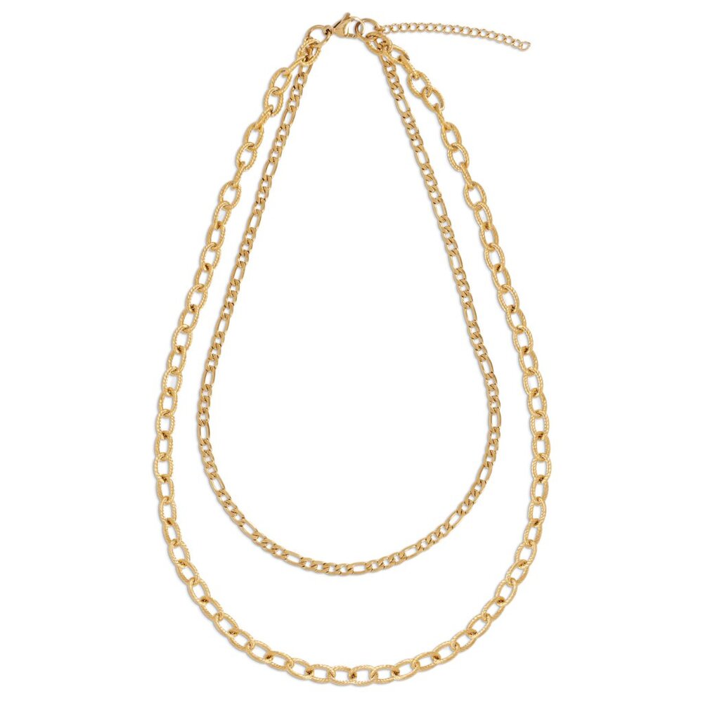 Ellie Vail -  Sierra Double Chain Necklace - NWT